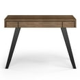 thumbnail image 6 of Lowry SOLID ACACIA WOOD Modern Industrial 44" Wide Small Desk in Rustic Natural, 6 of 12