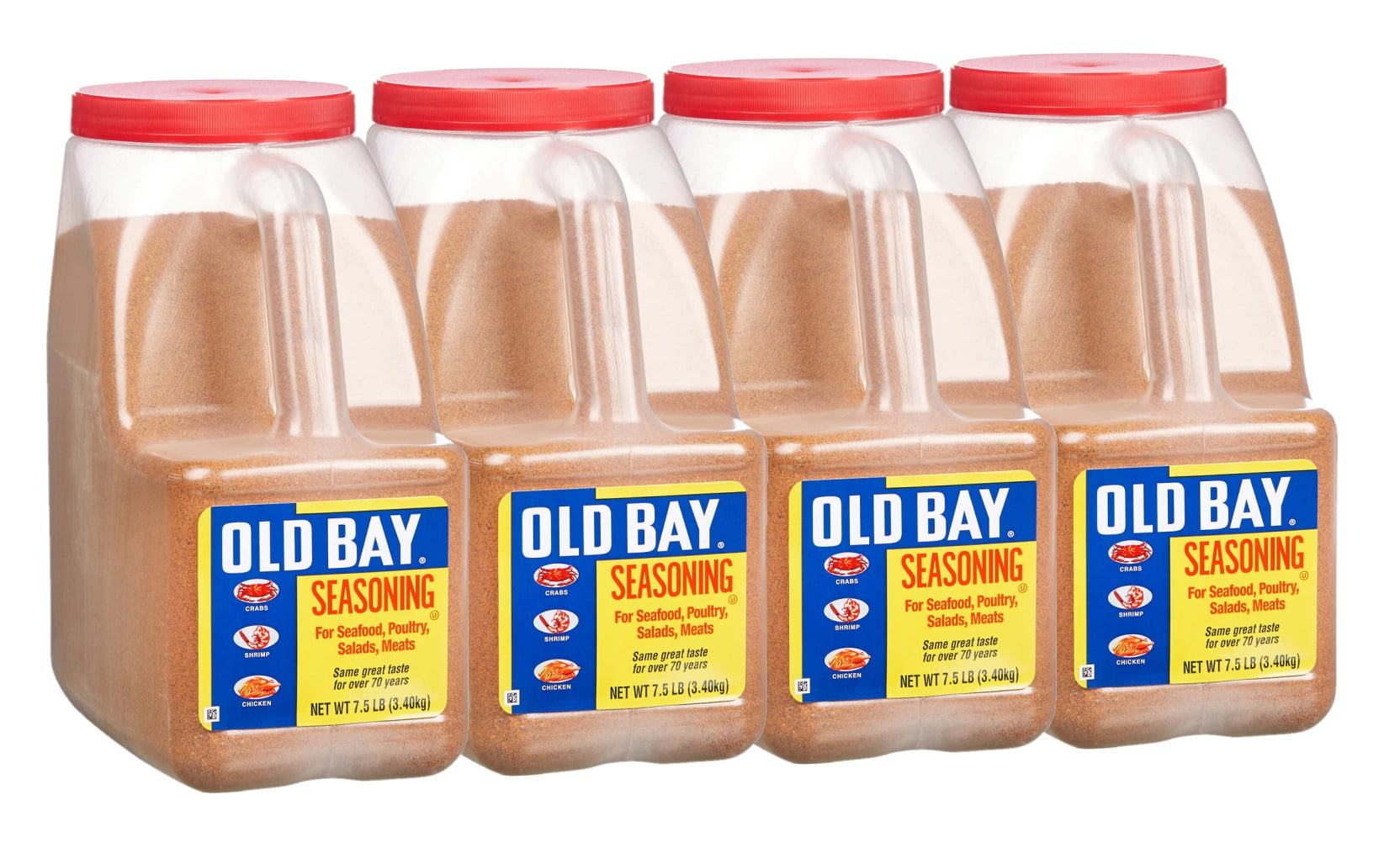 4 Pack McCormick Old Bay Seasoning, 7.5 lbs