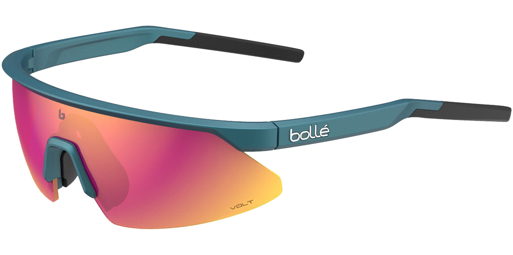 Bolle Icarus Unisex Adult Rimless Sport Shield Sunglasses Grey