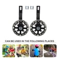 thumbnail image 3 of 1 Paire de Roues Stabilisatrices pour Vélo d'Enfant, Roues Auxiliaires, Stabilisateur de Roue Arrière pour Vélo d'Enfant, 3 of 9