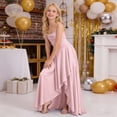 thumbnail image 7 of PRfgtbd Girls Maxi Dresses Ruffle Hem Ruched Criss-Cross Sleeveless Flower Girl Dress Formal Wedding Party Gown A-Line Flowy Cami Sundress Soft Spring Dresses, 7 of 7
