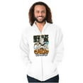 thumbnail image 4 of Urban Popeye Savage Not Average Zip Hoodie Sweatshirt Men Brisco Brands M, 4 of 6