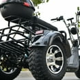 thumbnail image 4 of Ehoodax 3-Wheel Mobility Scooter with Headlights, Black, 550 Lb Limit, 4 of 7