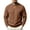 Brown, variant on Mens Hipster Corduroy Casual Corduroy Sweatshirt Long Sleeve Crewneck Pullover Fall Polo Elbow Patch Sweaters