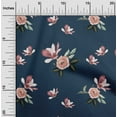 thumbnail image 2 of oneOone Cotton Jersey Blue Fabric Floral Craft Projects Decor Fabric Printed By The Yard 58 Inch Wide-DW, 2 of 4