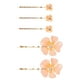 thumbnail image 1 of KAKOWELY 5 pinzas para el pelo con flores, pinzas para el pelo de novia, pasadores para el pelo, accesorios florales para el pelo., 1 of 4