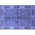 thumbnail image 1 of Ahgly Company Indoor Rectangle Oriental Blue Traditional Area Rugs, 4' x 6', 1 of 4