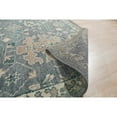 thumbnail image 5 of EORC U8BL9X12 Hand-Knotted Wool Oushak Rug, 9' x 12', Blue Area Rug, 5 of 5