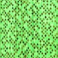 thumbnail image 1 of Ahgly Company Indoor Square Abstract Green Contemporary Area Rugs, 7' Square, 1 of 1