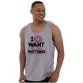 thumbnail image 3 of I Donut Want to Do Anything Funny Pun Tank Top T Shirts Men Women Brisco Brands X, 3 of 6