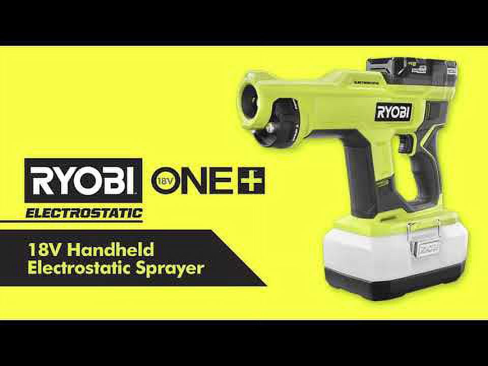 Ryobi One 18V Cordless Handheld Sprayer Kit with (1) 1.5 Ah Battery and  Charger