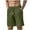 Army Green, variant on Men's Casual Classic Shorts Athletic Cotton Sweat Shorts with Drawstring Stretch Soft Loose Fit Shorts for Men