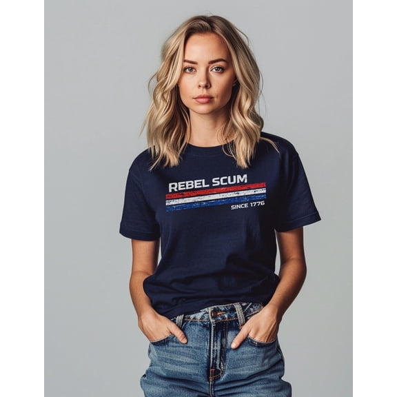 Rebel Scum Since 1776 Shirt, Funny 4Th Of July Tee Unisex S-5XL Hot Trending Shirt Birthday Gift