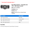 thumbnail image 2 of Rear Wheel Cylinder - Compatible with 1995 - 2004 Toyota Tacoma 1996 1997 1998 1999 2000 2001 2002 2003, 2 of 2