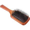 thumbnail image 5 of Cepillo de pelo de madera antiestático con masajeador del cuero cabelludo y sistema para desenredar fácilmente todo tipo de cabello., 5 of 5