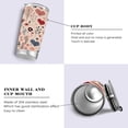 thumbnail image 3 of SKYSONIC Love Pattern 12 oz Tumbler Stainless Steel Vacuum Insulated Travel Tumbler with Straw and Lid, Durable Coffee Mug Drinking Cup, 3 of 7
