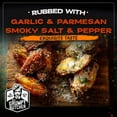 thumbnail image 3 of Grumpy Butcher Heritage Chicken Wings, 2 Flavors Garlic Parmesan and Smoky Salt & Pepper, Fully Cooked & Microwaveable, 2 Pack (20 oz each), 3 of 8