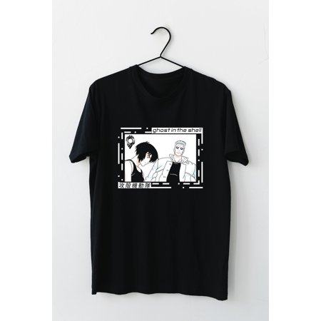 Ghost in The Shell T-Shirt, Anime Shirt, Vaporwave Shirt, Motoko Kusanagi, Batou, Anime Tee, Vaporwave Sweatshirt,90s anime,Cyberpunk, Major