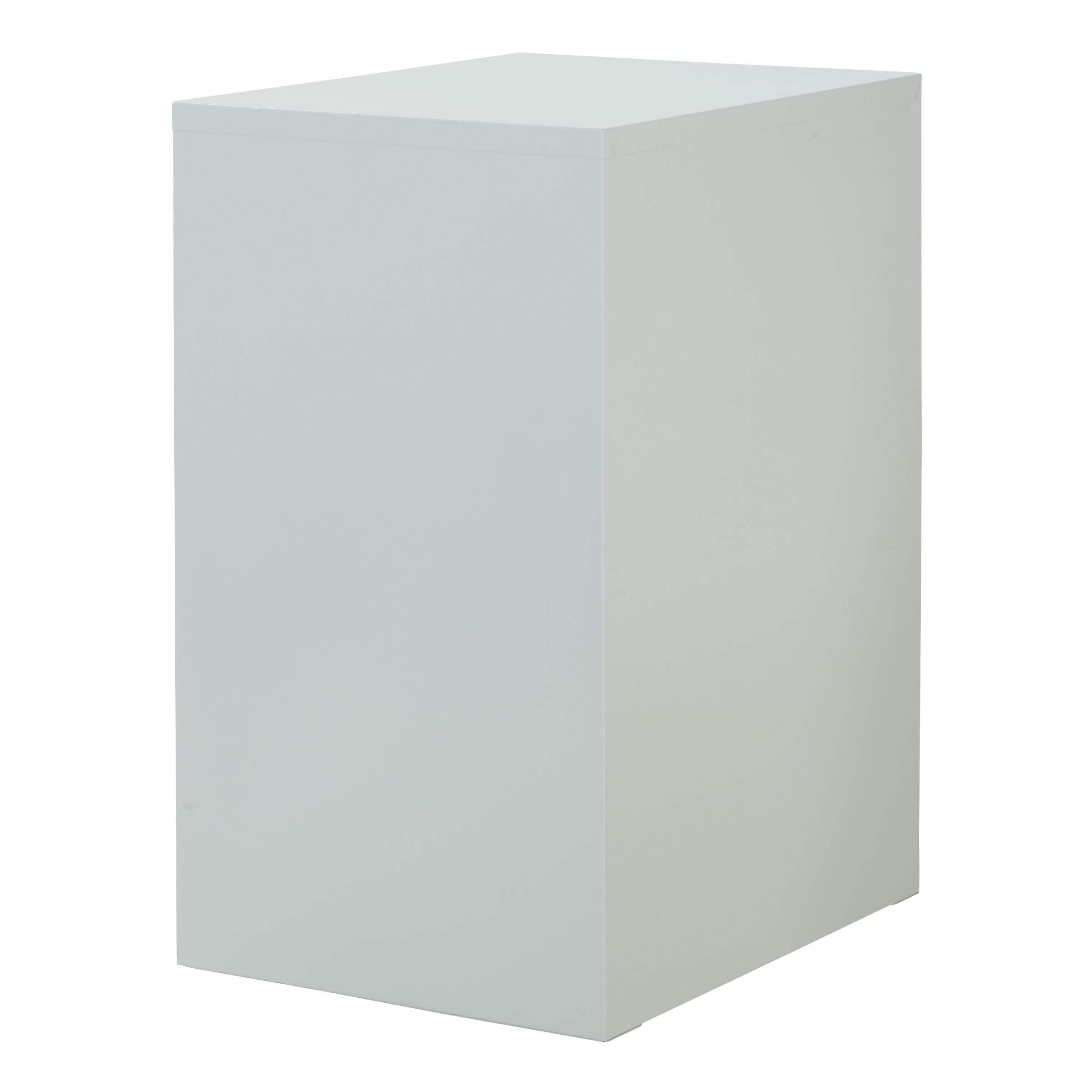 2 Drawer Locking Metal File Cabinet in Gray