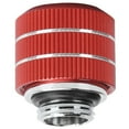thumbnail image 5 of Dracaena 2 pack G1/4” thread to OD 14mm Hard tube compression fitting, anti-off adapter for Computer water cooling system, Red, 5 of 9