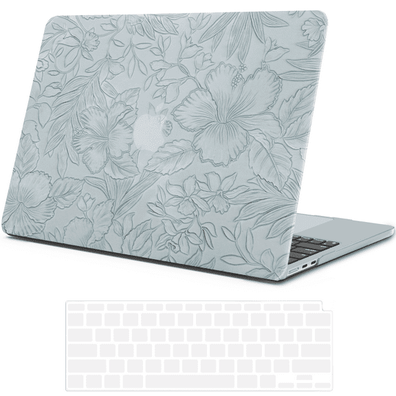 Protective case for MacBook Air 13-inch (2025, 2024, 2023, 2022 models M4, M3, M2, A3240, A3113, A2681), elegant leather plastic hard shell   keyboard protector.