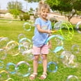 thumbnail image 4 of JOYIN Big Bubble Wands Set 12pcs with Concentrated Bubble Solution 21" Giant Bubble Wands with Tray Bulk for Kids, Summer, Easter Party Favors, Indoor and Outdoor Play, 4 of 8