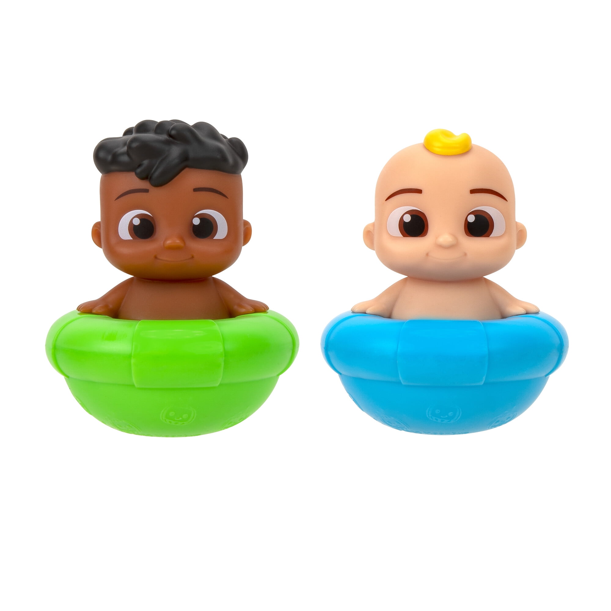CoComelon Bath & Pool Toys, 2 Piece Set - JJ & Cody Floating Bobble Figures - Water Toys for Toddlers & Kids - Ages 18+ Months