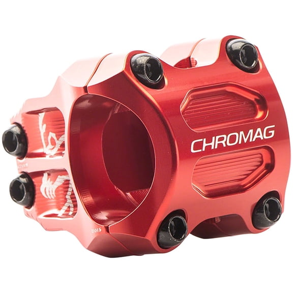 Chromag Riza Stem Diameter: 35mm, Length: 32mm, Steerer: 1-1/8'', 0°, Red