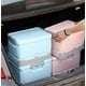 thumbnail image 4 of Caja Almacenamiento Plegable 1pzs Organizador Hogar Con Tapa Rosa Caja de almacenamiento de plástico plegable Caja de libros para escombros Caja de almacenamiento de autos plegable Modelo Rosa, 4 of 4