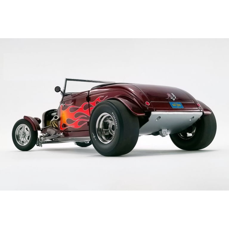 1934 Hot Rod Roadster, Brandywine Red Metallic with Flames - GMP