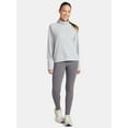thumbnail image 2 of Avia Women's and Women's Plus Corded Mock Neck Pullover with Long Sleeves, Sizes XS-4X, 2 of 5
