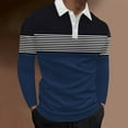 thumbnail image 2 of Vedolay Golf Polos for Men Long Sleeve Casual Lapel Neck Print Tops AW,L, 2 of 4