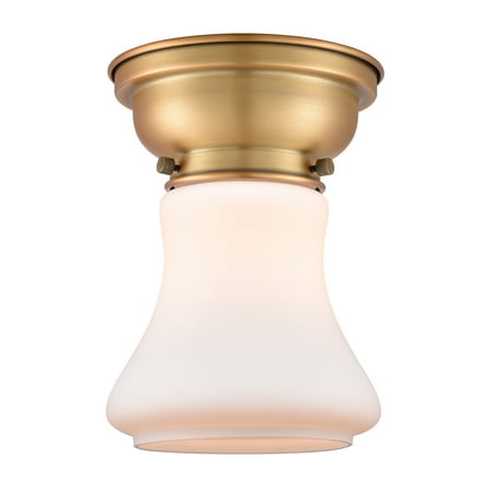 

Innovations 623-1F-BB-G191-LED Bellmont 1 Light 8 inch Flush Mount Brushed Brass