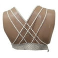thumbnail image 3 of Victoria's Secret Pink Logo Unlined Seamless Strappy Back Multi Color Bralette Large NWT, 3 of 3