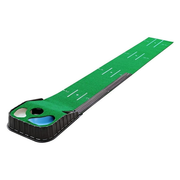 koolsoo Golf Putting Mat Blanket Golf Putting Trainer Foldable Golf Putting Training Aid
