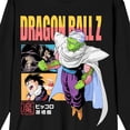 thumbnail image 6 of Dragon Ball Z Floating Piccolo Crew Neck Long Sleeve Women's Black Tee-Large, 6 of 7