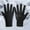 Z01-Black, variant on BYHONG Women's Winter Gloves Touchscreen Warm Lined Leather Water-Proof Mittens Black One Size