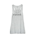 thumbnail image 1 of Thread Tank Niplash Women's Sleeveless Flowy Racerback Tank Top Sport Grey Medium, 1 of 5