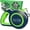 Original Green, variant on General Retractable Dog Leash 2.0 | 16' Heavy Duty Reflective Nylon Tape Lead for Pets up to 0-50 lbs. Tangle Free Design W/One Touch Quick-Lock Braking System & Anti-Slip Handle (Green/Lite)