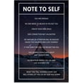 thumbnail image 2 of Note to Self Inspirational Wall Art Snow Mountain Starry Sky Motivational Poster Inspiring Canvas Painting Prints Wall Pictures for Home Decor Living Room Office Bedroom Framed Artwork [12''W x 18''H], 2 of 6