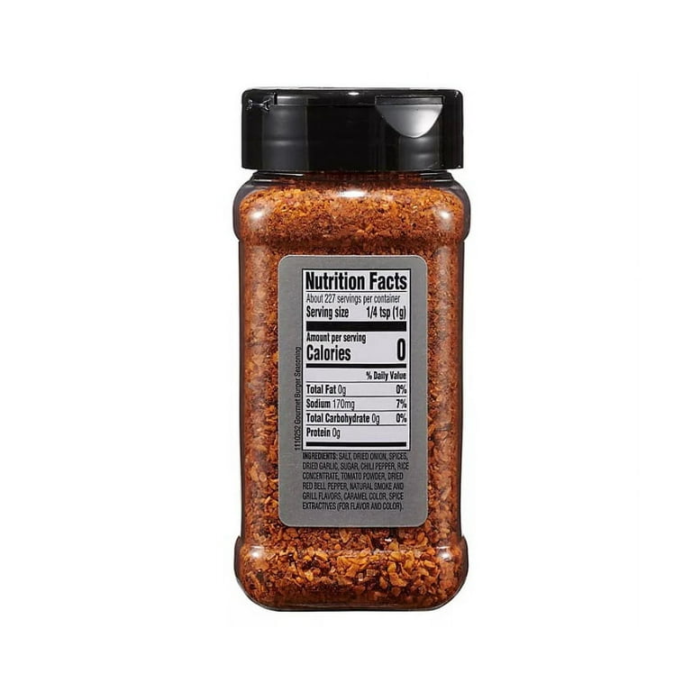 Weber Gourmet Burger Seasoning 12.5 oz - Savory, Spicy, and Sweet Blend for  Flavorful Burgers - Enhance Your Meat Patties with Onions, Garlic, and