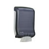 San Jamar Ultrafold Multifold/C-Fold Towel Dispenser, Classic, 11.75 x 6.25 x 18, Black Pearl