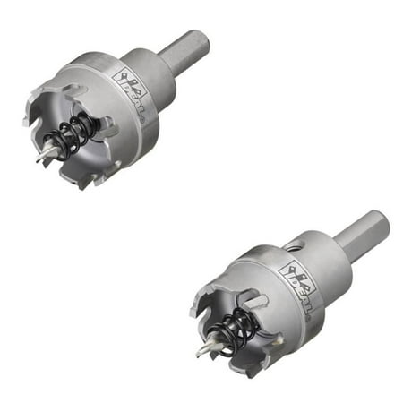 

Ideal 36-305 TKO Carbide Tipped Hole Cutter 1-3/8 w/ 36-303 Hole Cutter 1-1/8