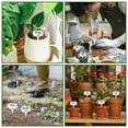 thumbnail image 7 of 15 Pcs White T-Shaped Acrylic Plant Labels with Floral Border Herb Theme Waterproof Garden Stake Labels for Indoor Outdoor Potted Plants Nursery, 7 of 7