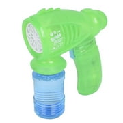 Play Day Light up Bubble Blaster - Green, 4oz Solution, Children Ages 3+