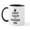 White/Black Inside, variant on CafePress - Keep Calm And Badger On Mug - 11 oz Ceramic Mug - Novelty Coffee Tea Cup