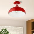 thumbnail image 4 of Livex Lighting - Amador - 1 Light Semi-Flush Mount In Transitional Style-9, 4 of 8