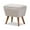 Beige, variant on Baxton Studio Petronelle Mid-Century Modern Greyish Beige Fabric Upholstered Walnut Brown Finished Wood Ottoman