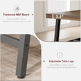 thumbnail image 3 of 70.87"Dining Table for 6~8,Long Rectangle Dining Table, Wooden Kitchen Table with Sturdy Metal Frame, 3 of 5