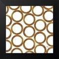 thumbnail image 2 of Nancy Green Design 15x15 Black Modern Framed Museum Art Print Titled - Golden Opportunity I, 2 of 5